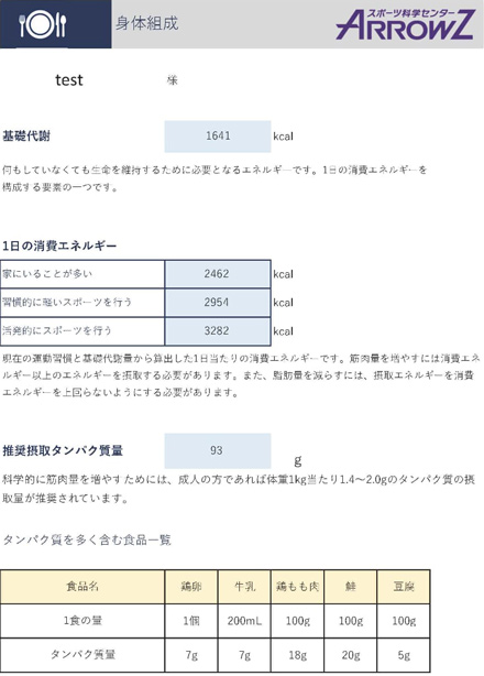 身体組成検査